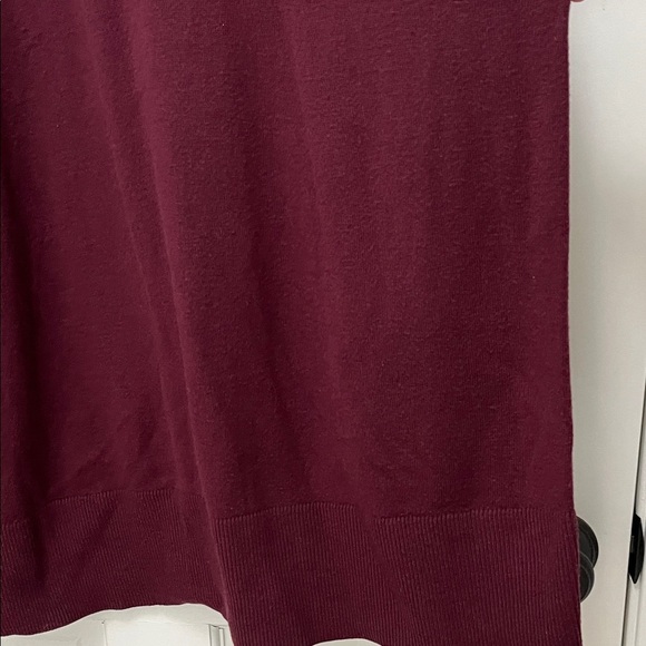 LOFT Plus Rich Burgundy Turtle Neck Sweater Dress - Size 16/18 - Picture 10 of 16